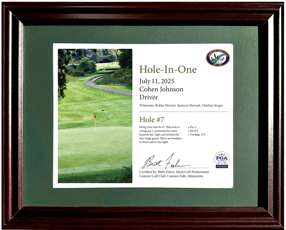 AUTHENTIC HOLE-IN-ONE
